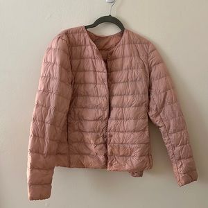 Uniqlo quilted padded jacket 💖